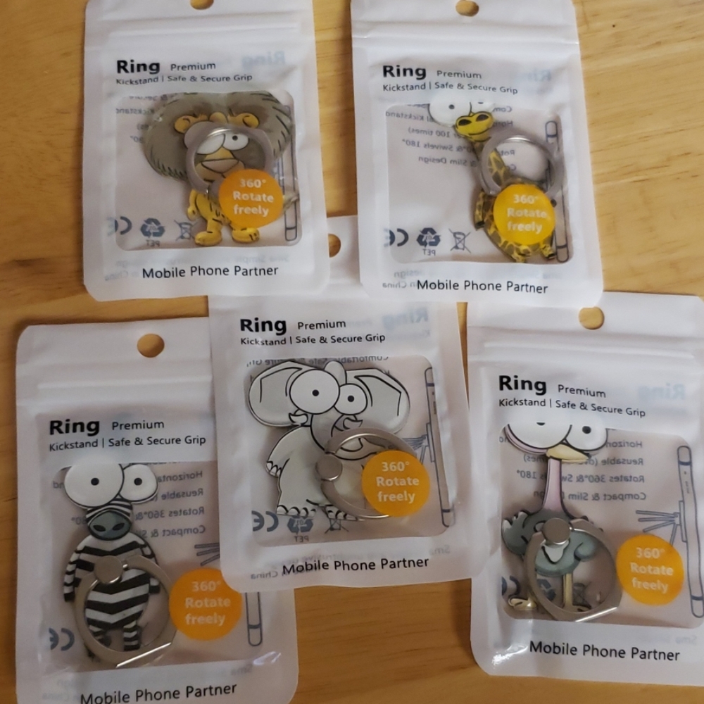 NWOT Phone/tablet rings 360 stand